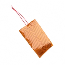 A 25 watt, 25 W non inductive heater set in Kapton film, particularly useful for mounting on curved 